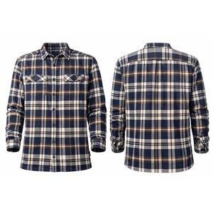 Patagonia Shirt Mens XL GRAY Blue Fjord Flannel 100% Organic FLAP POCKETS